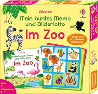 Produktbild: Mein buntes Memo und Bilderlotto: Im Zoo