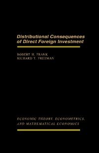 Produktbild: Distributional Consequences of Direct Foreign Investment