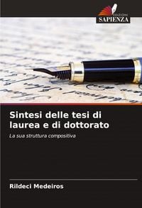 Produktbild: Sintesi delle tesi di laurea e di dottorato