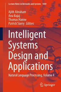 Produktbild: Intelligent Systems Design and Applications