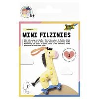 Produktbild: FOLIA&reg; Bastelfilze Mini-Filzinies, Giraffe
