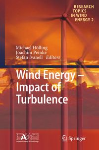 Produktbild: Wind Energy - Impact of Turbulence