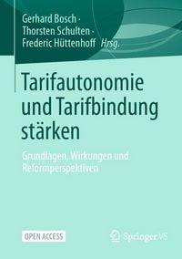 Produktbild: Tarifautonomie und Tarifbindung st&auml;rken