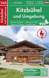Produktbild: Kitzb&uuml;hel und Umgebung, Wander - Radkarte 1 : 25 000