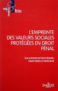 Produktbild: L'Empreinte des Valeurs Sociales Protegees en Droit Penal