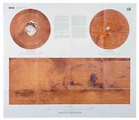 Produktbild: Map-Mars Topographical Map