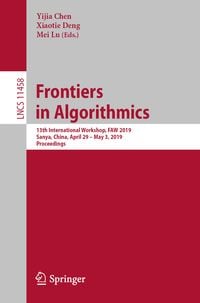 Produktbild: Frontiers in Algorithmics