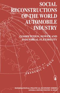 Produktbild: Social Reconstructions of the World Automobile Industry