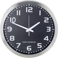 Produktbild: M601508 Funk Wanduhr 40cm Aluminium
