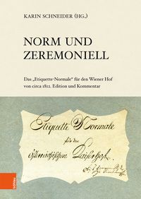 Produktbild: Norm und Zeremoniell