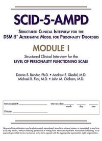 Produktbild: Structured Clinical Interview for the DSM-5&reg; Alternative Model for Personality Disorders (SCID-5-AMPD) Module I