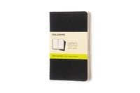 Produktbild: Moleskine Cahier pocket blanko schwarz DIN A6. 3er Pack