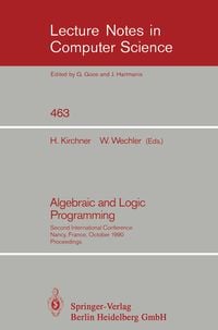 Produktbild: Algebraic and Logic Programming