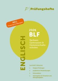 Produktbild: Pr&uuml;fungsheft & Training &ndash; 2026 BLF Englisch &ndash; Sachsen &ndash; Original-Pr&uuml;fungen und L&ouml;sungen