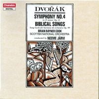 Produktbild: Cook/J&auml;rvi/SNO: Sinfonie 4/10 Biblische Lieder