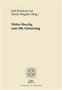 Produktbild: Walter Muschg 1898-1998