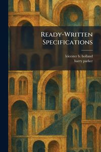 Produktbild: Ready-Written Specifications