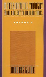Produktbild: Mathematical Thought From Ancient to Modern Times, Volume 2