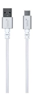 Produktbild: tolino USB-A zu USB-C Kabel - Wei&szlig;