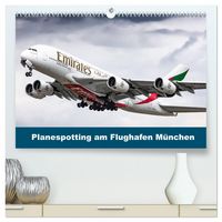 Produktbild: Planespotting am Flughafen M&uuml;nchen (hochwertiger Premium Wandkalender 2026 DIN A2 quer), Kunstdruck in Hochglanz