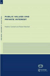 Produktbild: Public Values and Private Interests