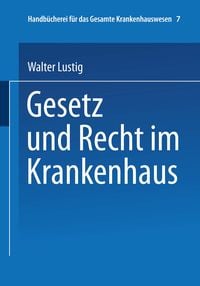 Produktbild: Gesetz und Recht im Krankenhaus