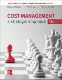 Produktbild: Blocher, E: Cost Management: A Strategic Emphasis ISE