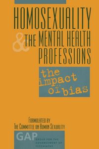 Produktbild: Homosexuality and the Mental Health Professions