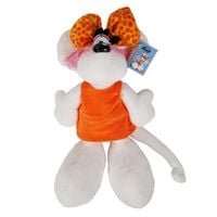 Produktbild Diddlina Plüschtier - orangenes Kleid, 30 cm