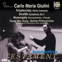 Produktbild: Chung/Giulini/Berliner Philharmoniker: Violinkonzerte/Sinfon