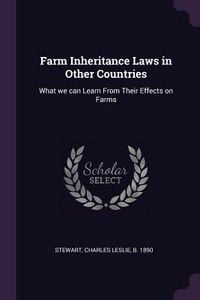 Produktbild: Farm Inheritance Laws in Other Countries