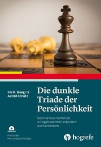 Produktbild: Die dunkle Triade der Pers&ouml;nlichkeit