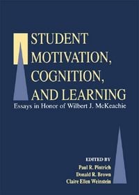 Produktbild: Student Motivation, Cognition, and Learning