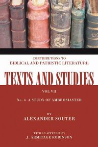 Produktbild: A Study of Ambrosiaster