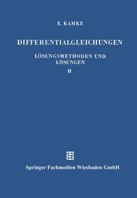 Produktbild: Differentialgleichungen L&ouml;sungsmethoden und L&ouml;sungen
