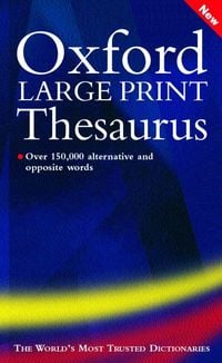 Bild vom Artikel Oxford Large Print Thesaurus vom Autor Available Not