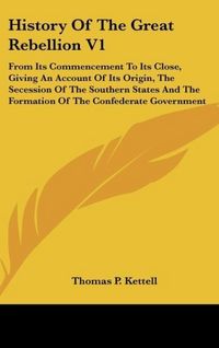 Produktbild: History Of The Great Rebellion V1