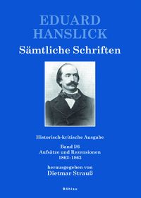 Produktbild: Eduard Hanslick. S&auml;mtliche Schriften