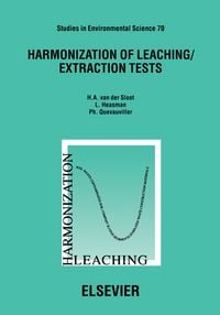 Produktbild: Harmonization of Leaching/Extraction Tests