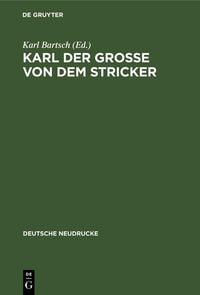 Produktbild: Karl der Gro&szlig;e von dem Stricker