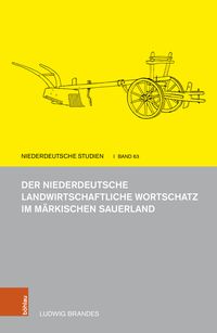 Produktbild: Der niederdeutsche landwirtschaftliche Wortschatz im m&auml;rkischen Sauerland