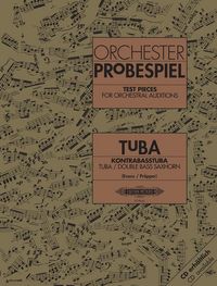 Produktbild: Test Pieces for Orchestral Auditions: Tuba, Double Bass Saxh