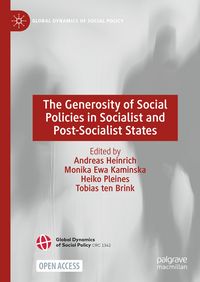 Produktbild: The Generosity of Social Policies in Socialist and Post-Socialist States