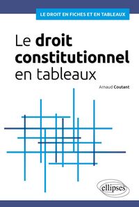 Produktbild: Le droit constitutionnel en tableaux
