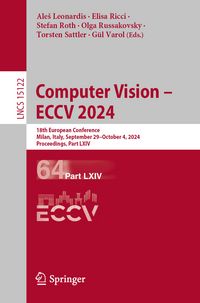 Produktbild: Computer Vision &ndash; ECCV 2024