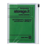 Produktbild: MARK'S 2026/27 Diary A6 Storage.it // Green