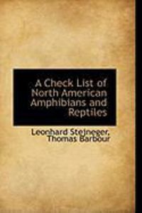 Produktbild: A Check List of North American Amphibians and Reptiles
