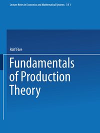 Produktbild: Fundamentals of Production Theory