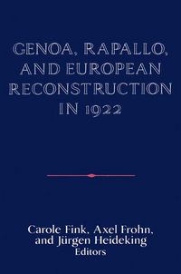 Produktbild: Genoa, Rapallo, and European Reconstruction in 1922