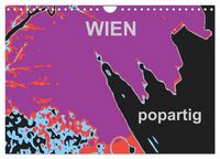 Produktbild: WIEN popartig (Wandkalender 2026 DIN A4 quer), CALVENDO Monatskalender